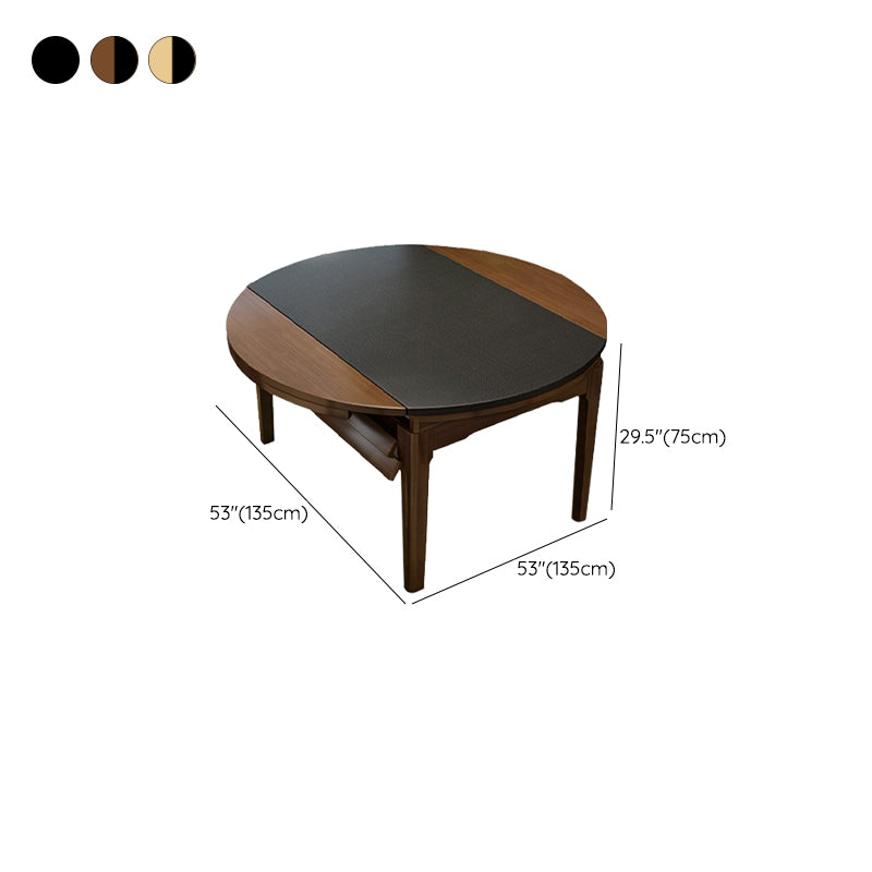 Modern Stone Scalable Dining Table Rubber Base for Dining Room