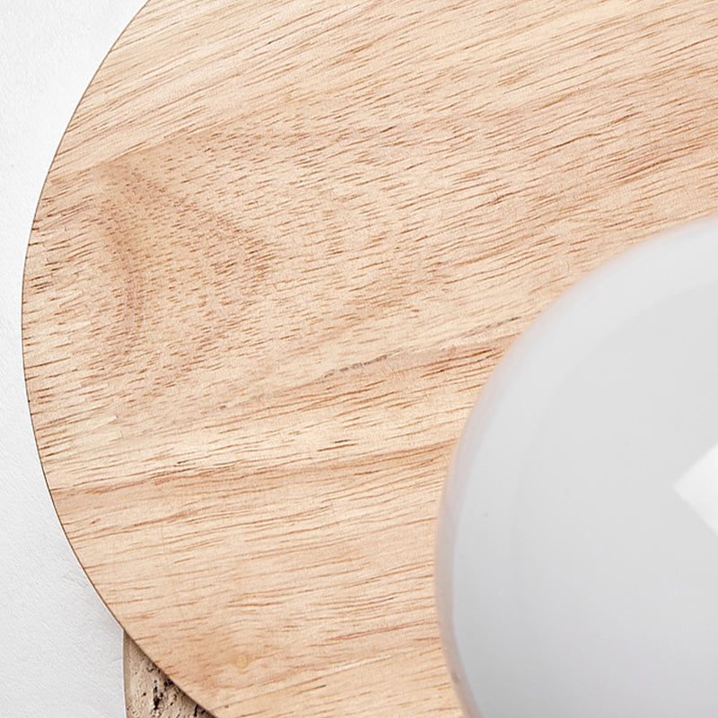 Modern Glass Globe Shade Wall Lighting Fixtures 1-Light Wall Lamp for Dining Room