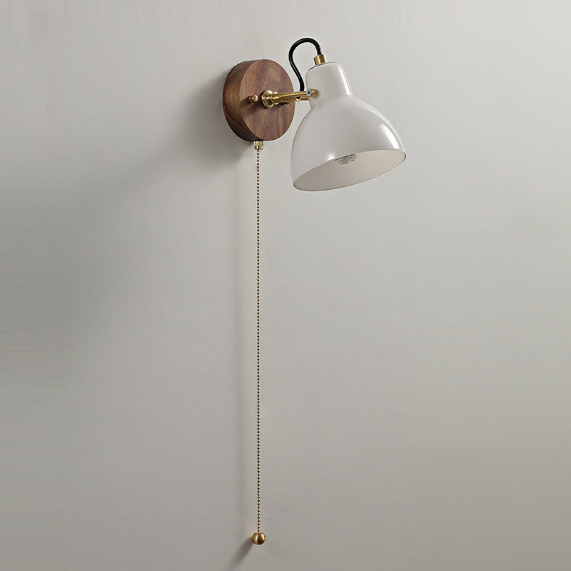 Modern Single Brass/Brown Wall Mounted Sconce Glass Wall Light for Foyer
