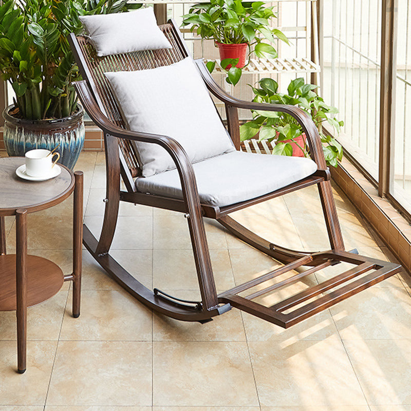 Modern Style Leisure Rocking Chair Outdoor Single Rocking Chair