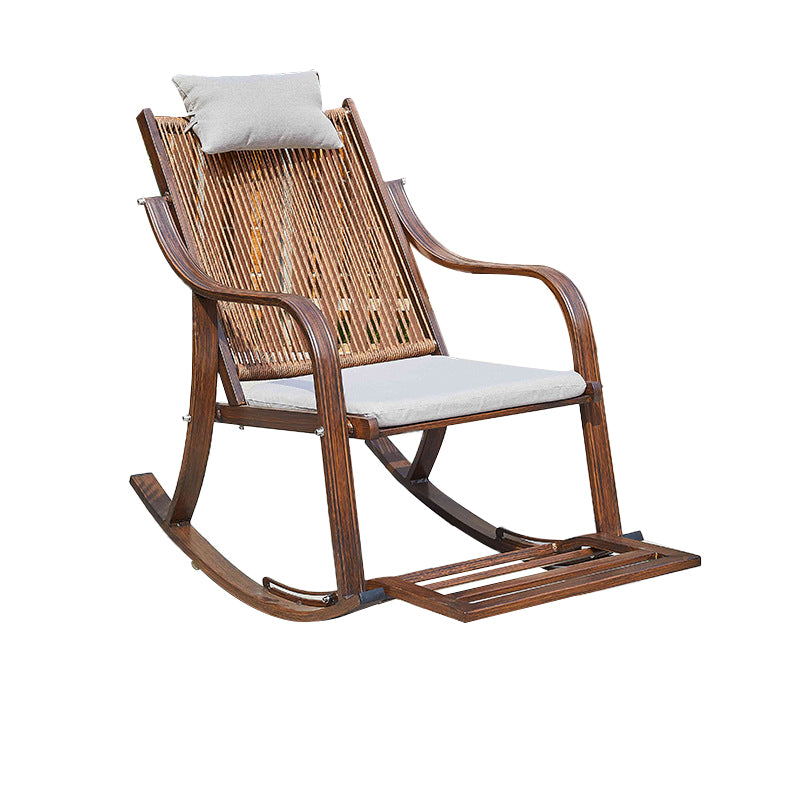 Modern Style Leisure Rocking Chair Outdoor Single Rocking Chair