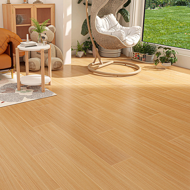 Floor Tiles Rectangular Ceramic Wood Textured Scratch Resistant Singular Floor Tiles