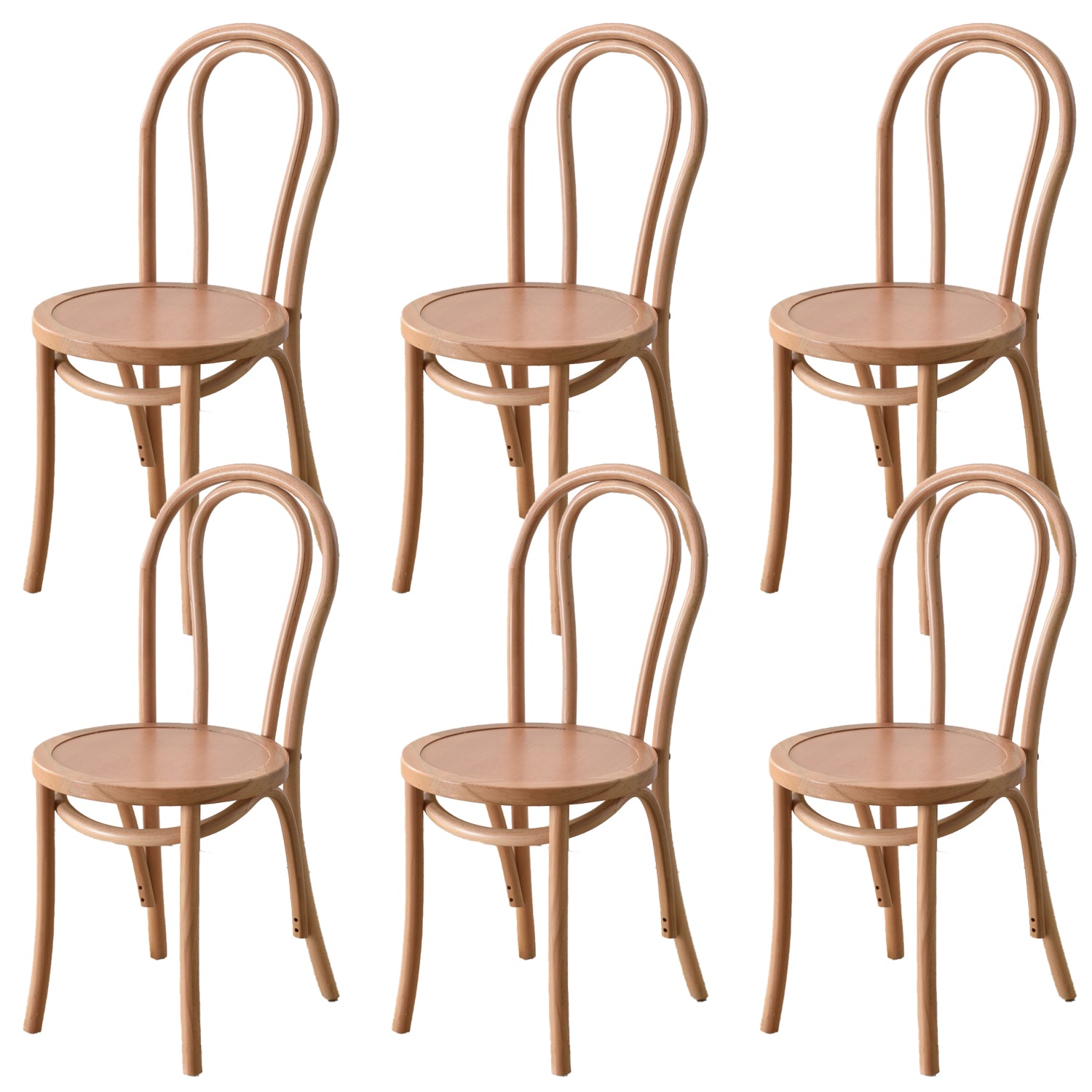 Dining Room Armless Dining Chair Open Back Solid Wood Side Chair