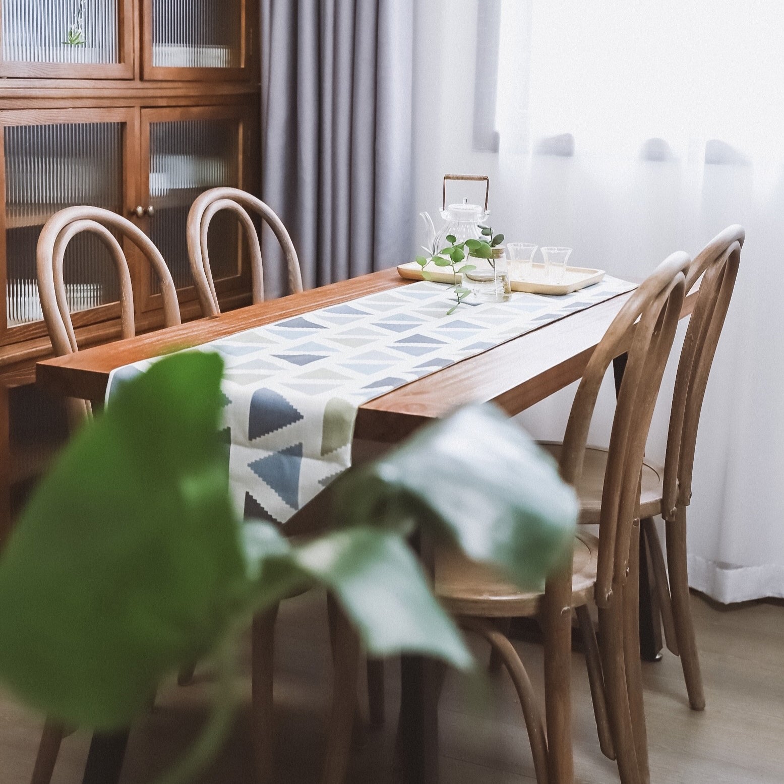Dining Room Armless Dining Chair Open Back Solid Wood Side Chair