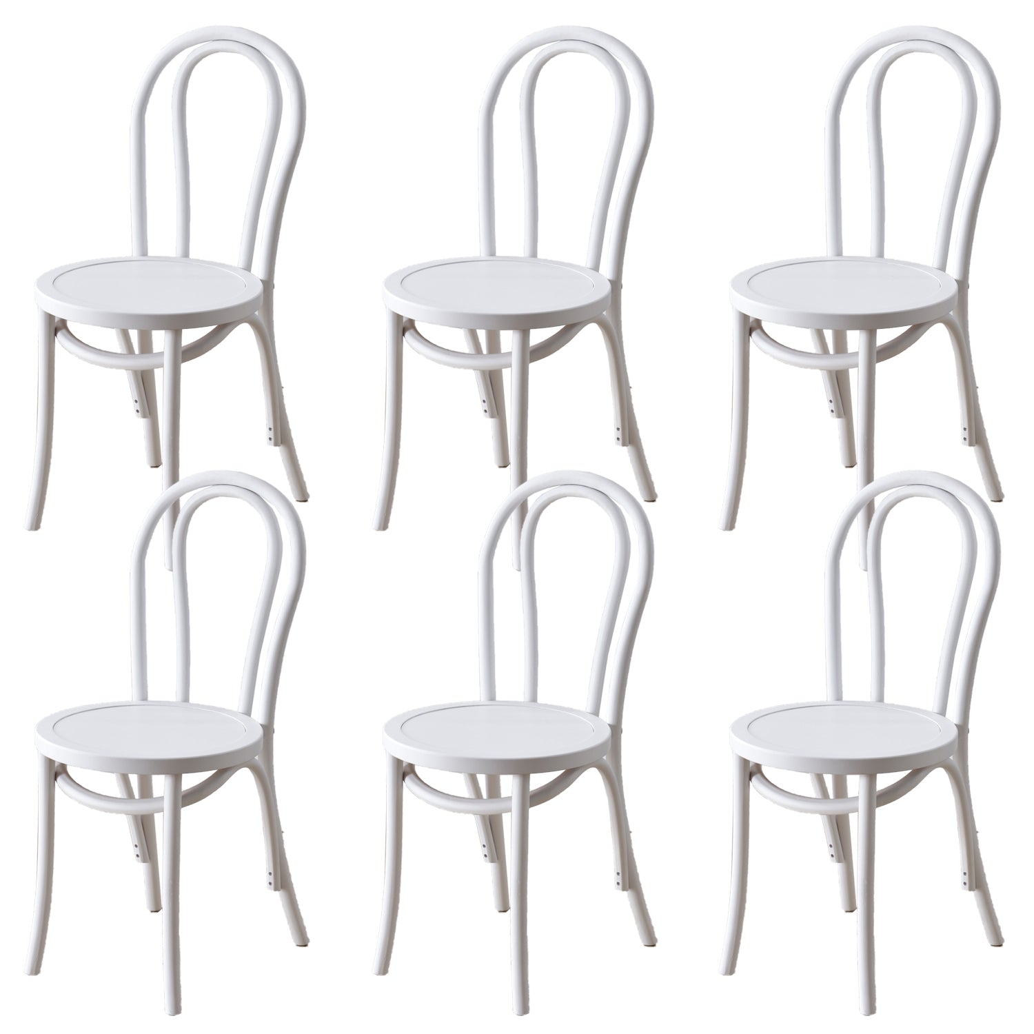 Dining Room Armless Dining Chair Open Back Solid Wood Side Chair