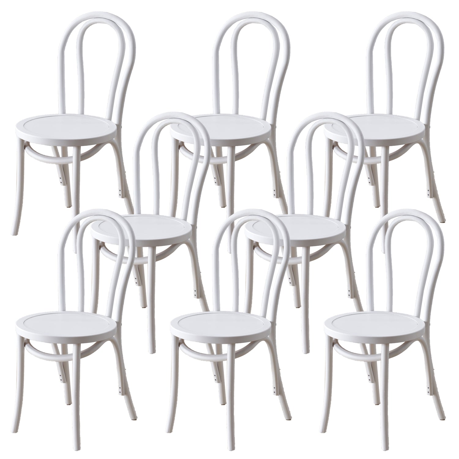 Dining Room Armless Dining Chair Open Back Solid Wood Side Chair