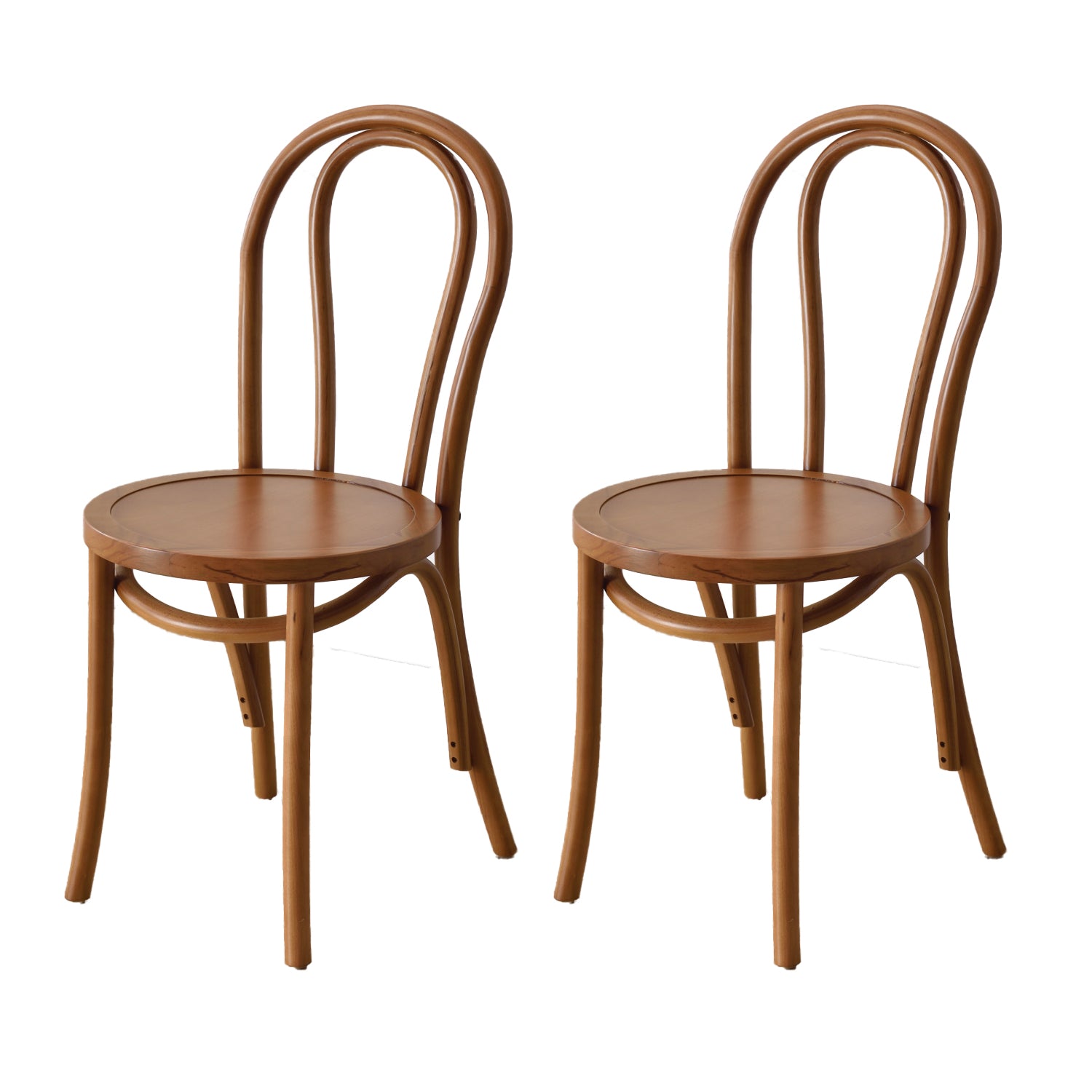 Dining Room Armless Dining Chair Open Back Solid Wood Side Chair
