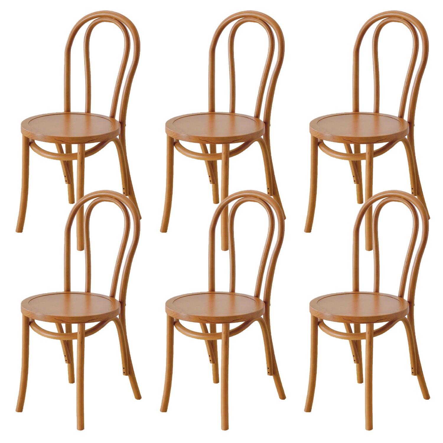Dining Room Armless Dining Chair Open Back Solid Wood Side Chair