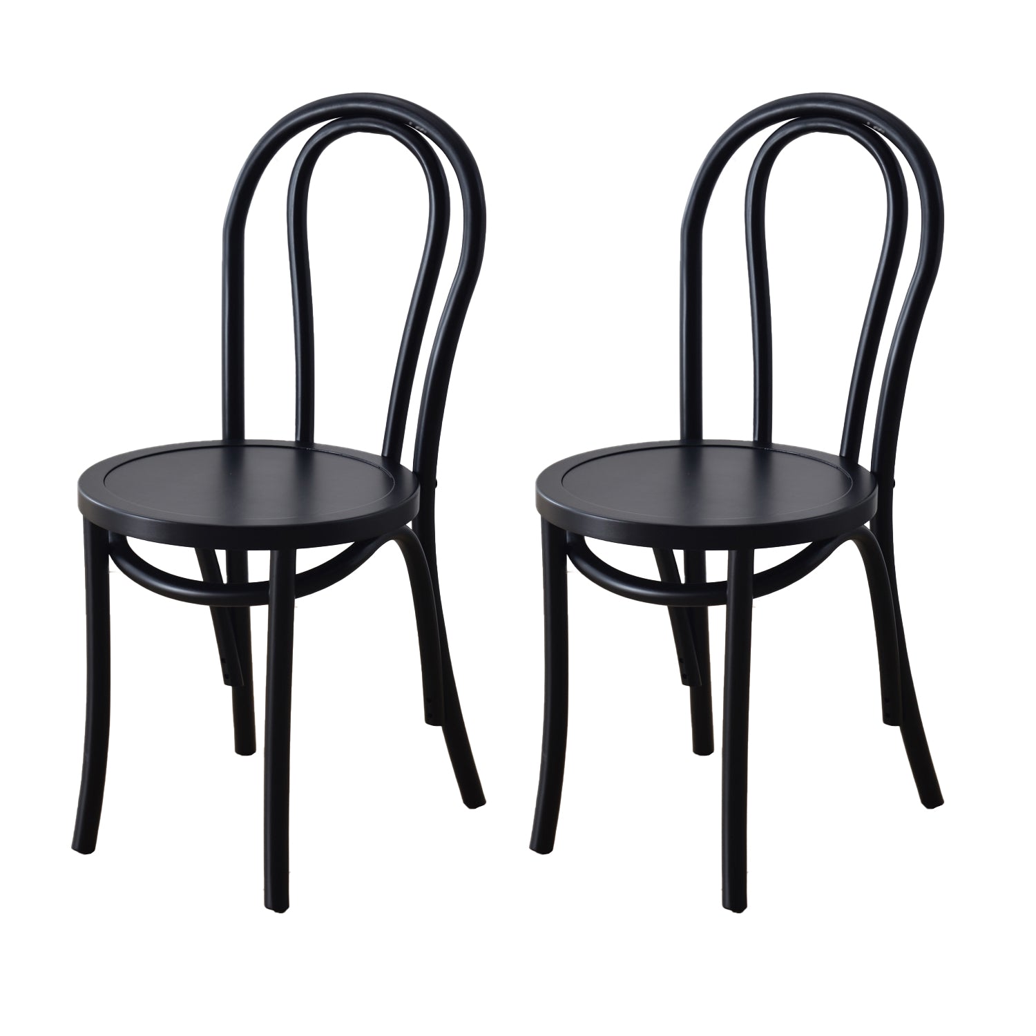 Dining Room Armless Dining Chair Open Back Solid Wood Side Chair