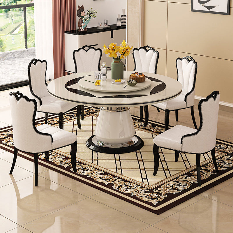 Pedestal Casual Dining Room Kitchen Home Furniture Round Dinner Table