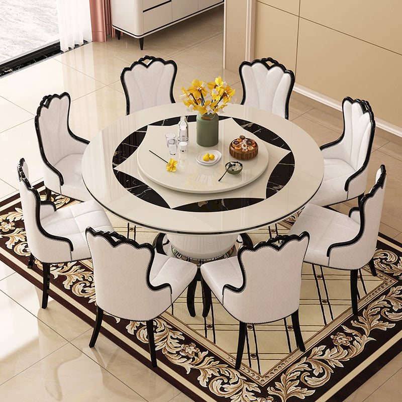 Pedestal Casual Dining Room Kitchen Home Furniture Round Dinner Table