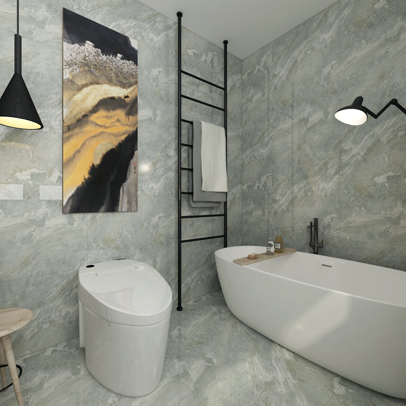 Modern Peel and Stick Backsplash PVC Rectangular Wallpaper for Shower
