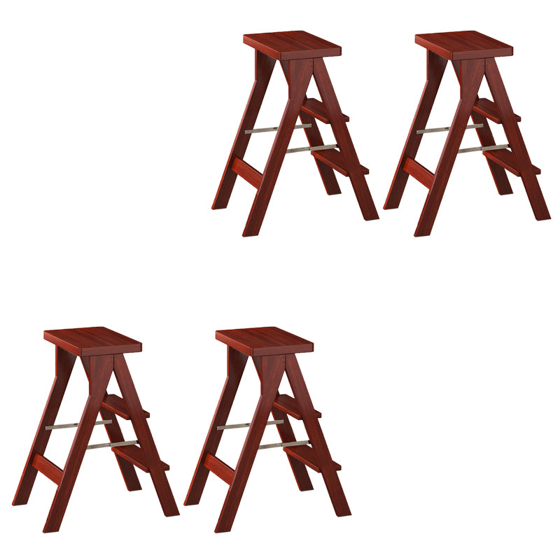 Modern Folding Bar Stool Wooden Backless Bar Stools for Dining Room