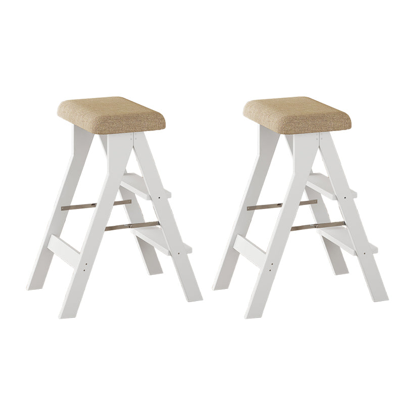 Modern Folding Bar Stool Wooden Backless Bar Stools for Dining Room