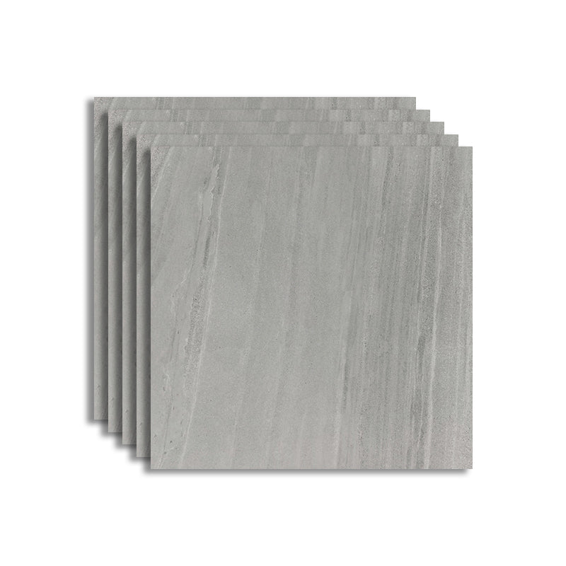 Floor Tile Square Scratch Resistant Ceramic Marble Print Non-Skid Matter Floor Tile