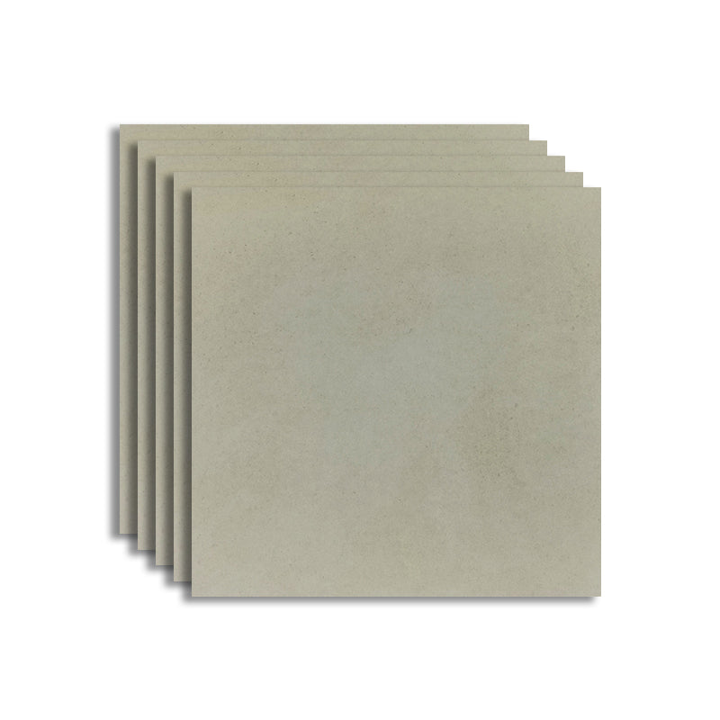 Floor Tile Square Scratch Resistant Ceramic Marble Print Non-Skid Matter Floor Tile