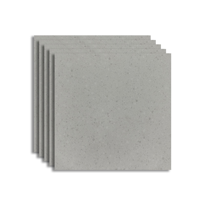 Floor Tile Square Scratch Resistant Ceramic Marble Print Non-Skid Matter Floor Tile