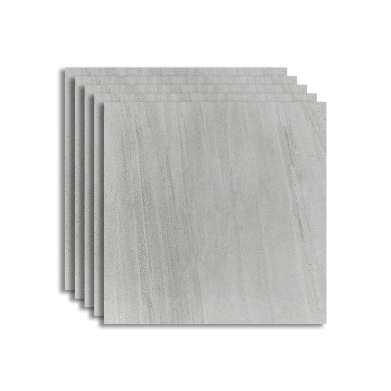 Floor Tile Square Scratch Resistant Ceramic Marble Print Non-Skid Matter Floor Tile