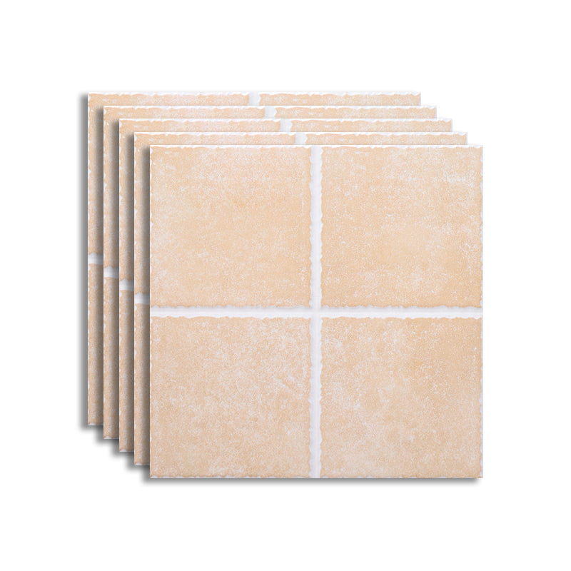 Floor Tiles Square Ceramic Matte Vintage Scratch Resistant Floor Tiles