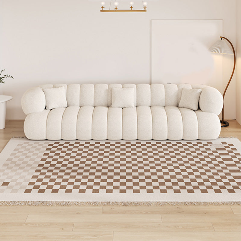 35.43" Wide Sewn Pillow Back Sofa Tuxedo Arm Sofa for Living Room