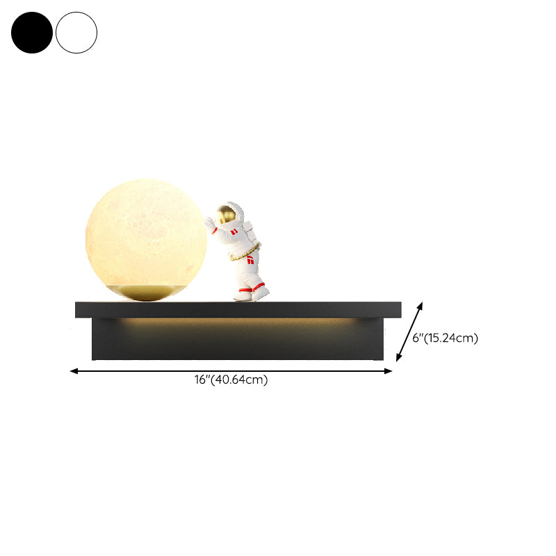Modern Wall Light Fixture Astronaut Wall Light Sconce for Kid's Bedroom