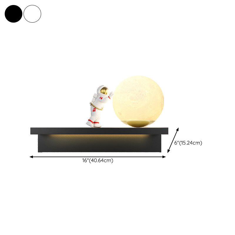 Modern Wall Light Fixture Astronaut Wall Light Sconce for Kid's Bedroom
