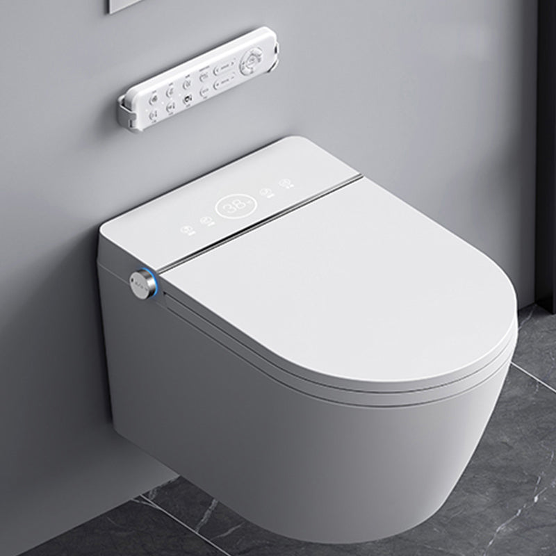 Contemporary Wall Mount Flush Toilet Slow Close Seat Included Urine Toilet for Washroom