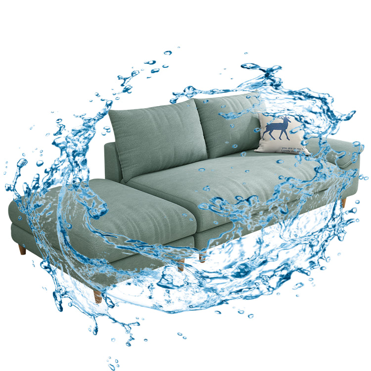 Modern Chaise Lounge Solid Color Chaise Lounge Couch with Pillows