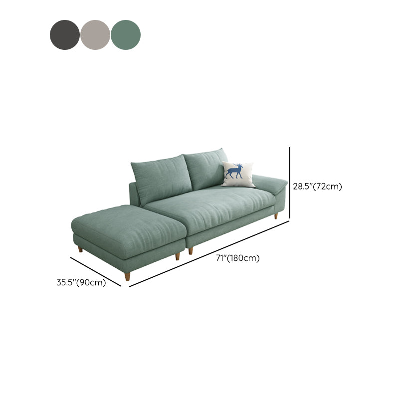 Modern Chaise Lounge Solid Color Chaise Lounge Couch with Pillows