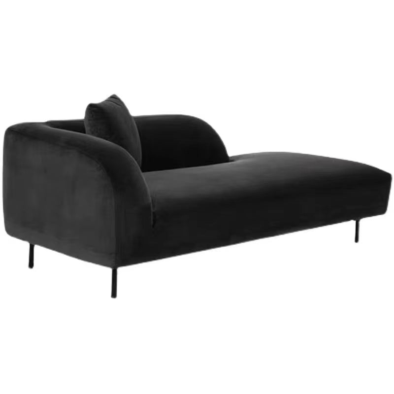 Modern Tufted Upholstered Chaise Lounge Couch Velvet Chaise Lounge