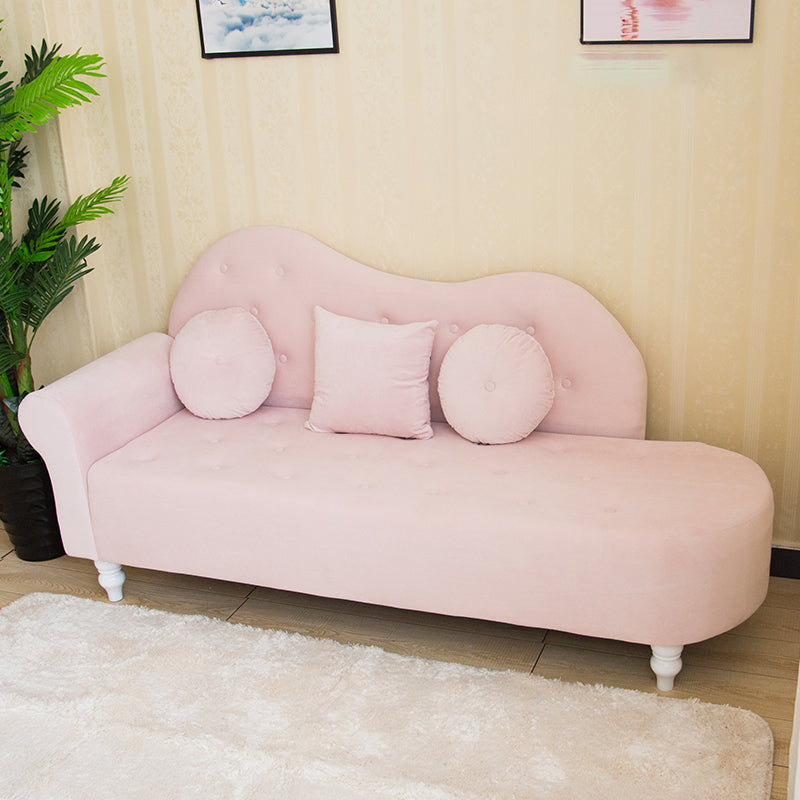 Glam Chaise Lounge Velvet Chaise Lounge Sofa for Living Room