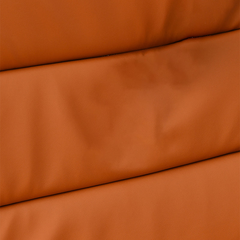 Modern Cushioned Chaise Lounge Leather Armless Chaise for Living Room