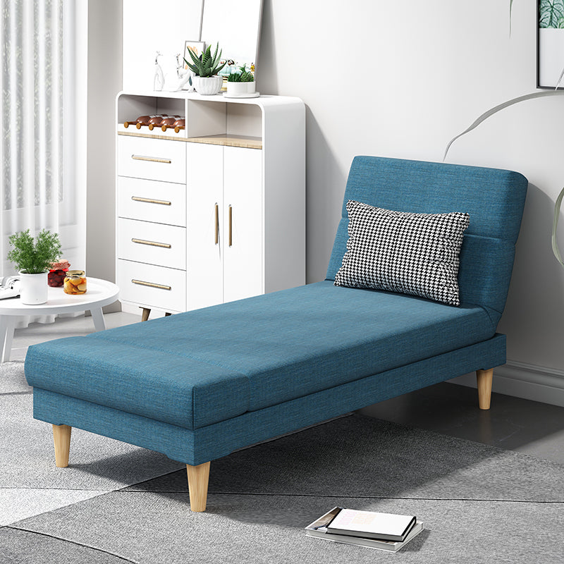 Scandinavian Chaise Lounge Solid Color Chaise Lounge Sofa Armless