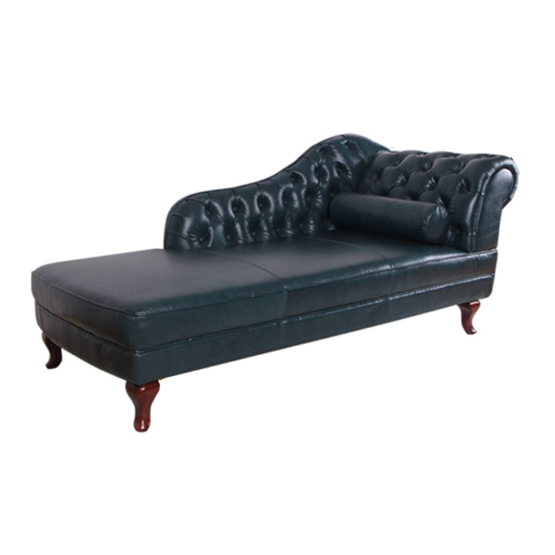 Traditional Chaise Lounge Leather Chaise Lounge Sofa with Arm