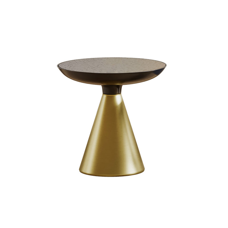 Glass Top Pedestal Coffee Table Modern No Distressing Round Bunching Tables