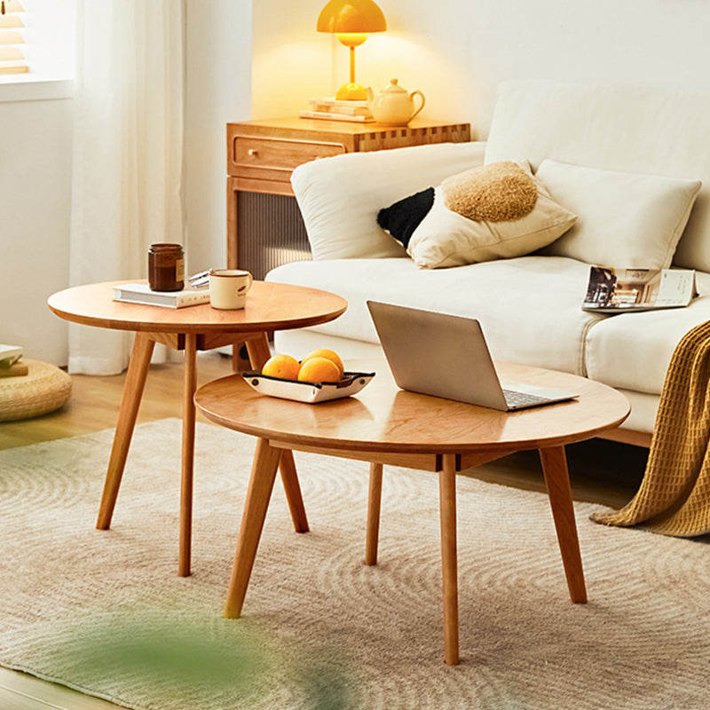 Modernistic Coffee Table Wooden 4 Legs Coffee Cocktail Table for Living Room