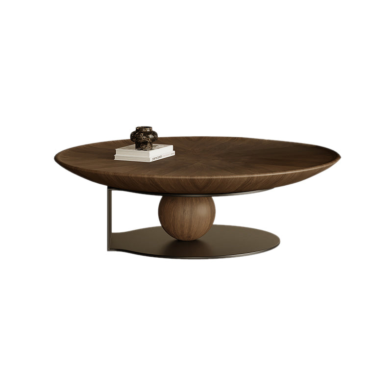 Abstract Coffee or End Table Contemporary Solid Wood Coffee Cocktail Table
