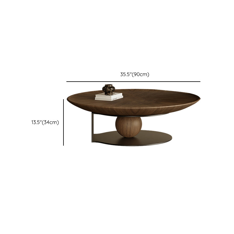 Abstract Coffee or End Table Contemporary Solid Wood Coffee Cocktail Table