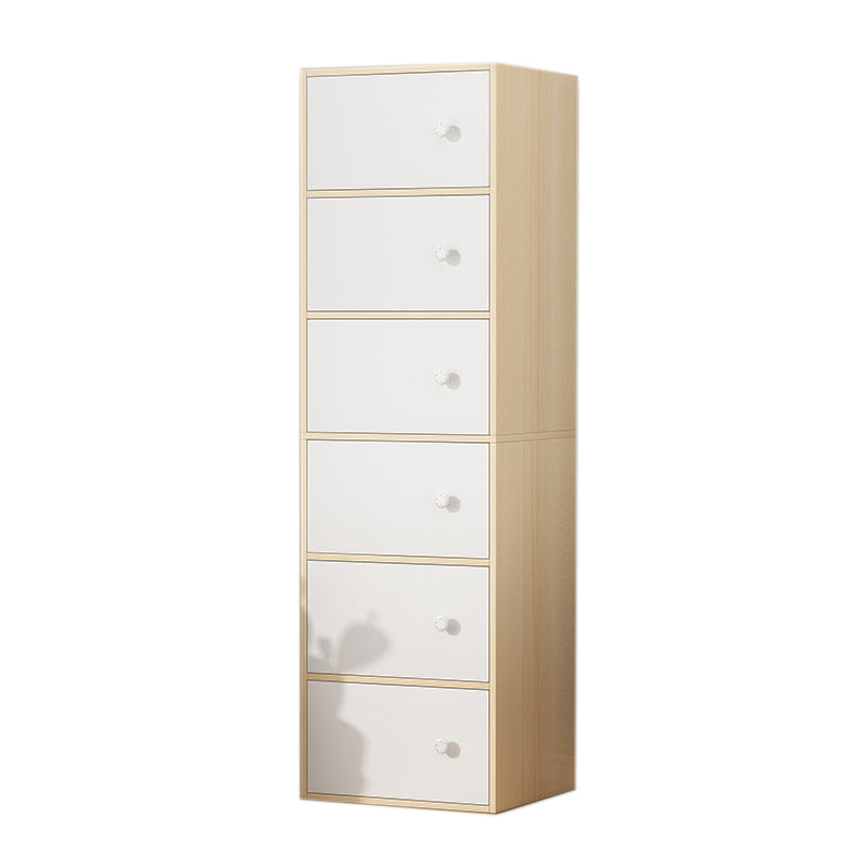 Contemporary Rectangle Accent Cabinet Manufactured Wood Knobs Accent Cabinet