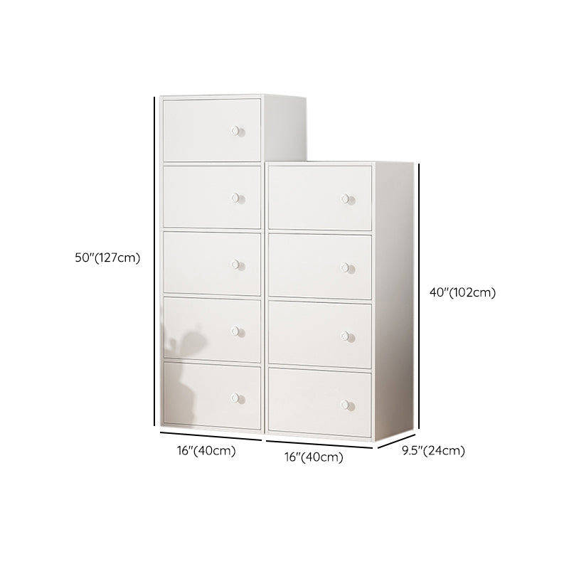 Contemporary Rectangle Accent Cabinet Manufactured Wood Knobs Accent Cabinet