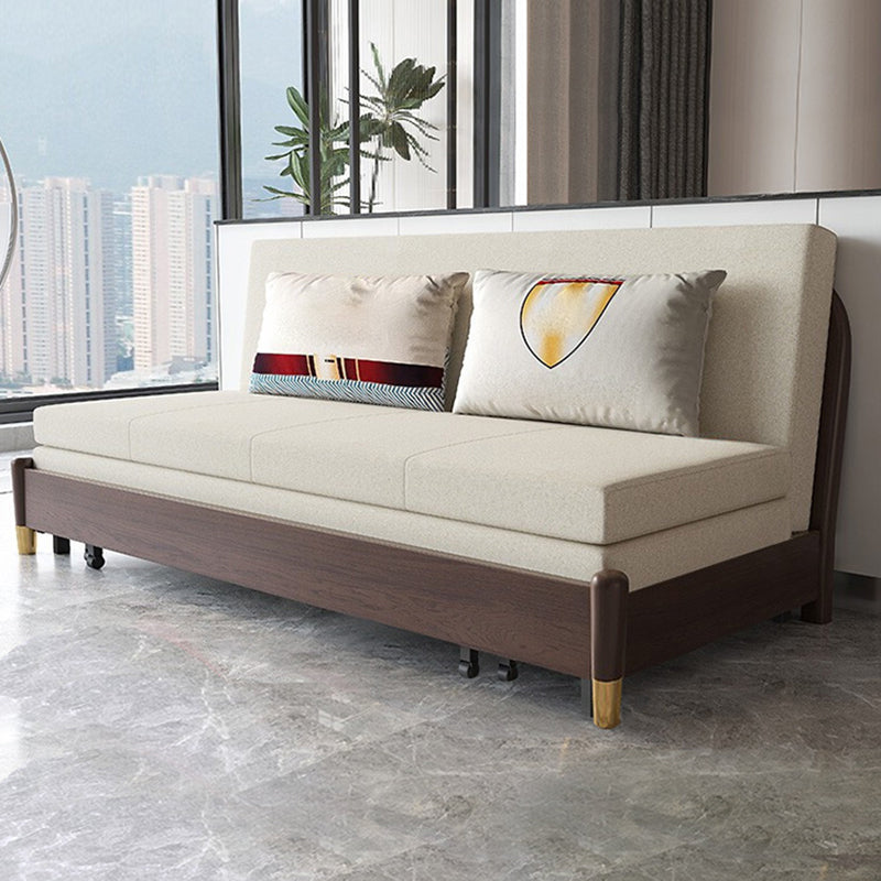 Glam Futon Sleeper Sofa Bed Pillow Back Futon Sleeper Sofa with Storage
