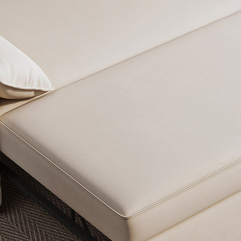 Scandinavian Futon and Mattress Pillow Back Futon Sleeper Sofa