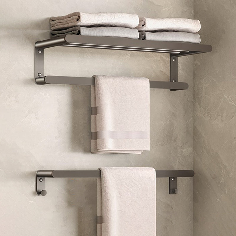 Contemporary Bathroom Accessory As Individual Or As a Set in Grey