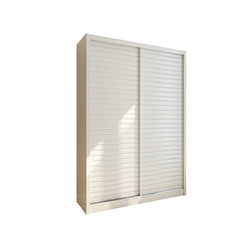 Contemporary Style Wardrobe Armoire Wood Armoire with Sliding Door for Bedroom