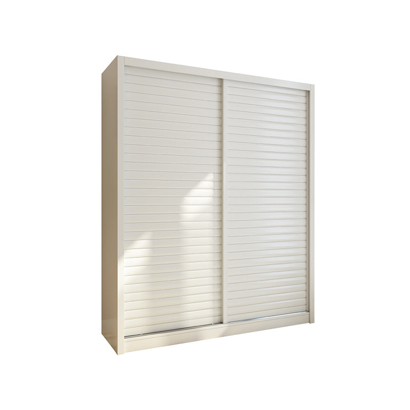 Contemporary Style Wardrobe Armoire Wood Armoire with Sliding Door for Bedroom