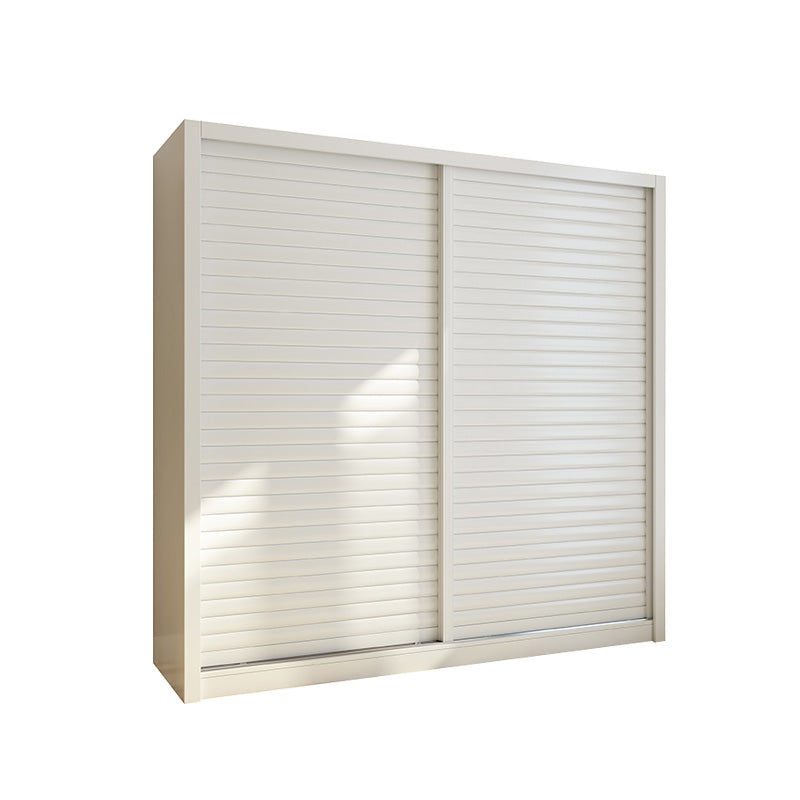 Contemporary Style Wardrobe Armoire Wood Armoire with Sliding Door for Bedroom