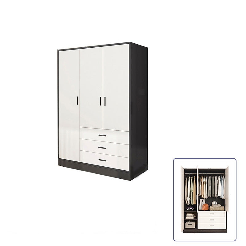 Rectangular Wardrobe Cabinet Modern Simple Wooden Wardrobe Closet