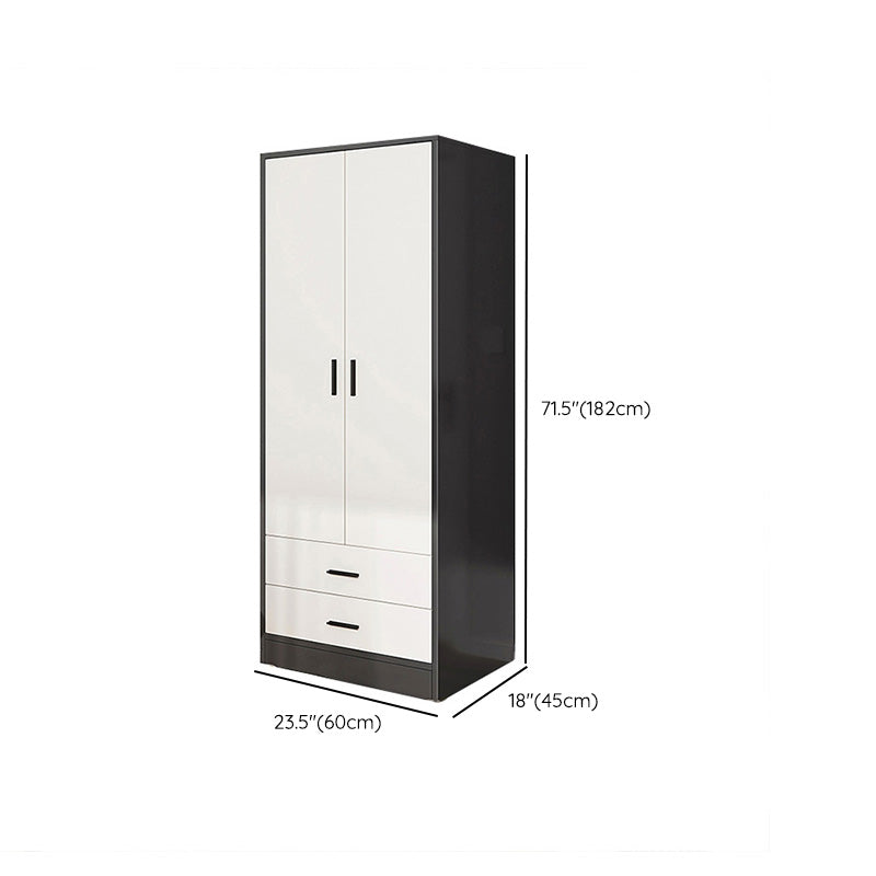 Rectangular Wardrobe Cabinet Modern Simple Wooden Wardrobe Closet