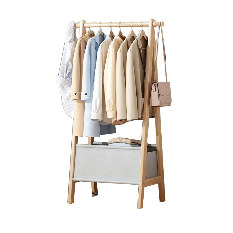 Wooden Open Wardrobe Modern Minimalist Bedroom Wardrobe Armoire