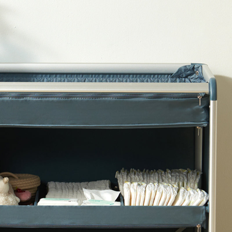 Safety Rails Baby Changing Table Flat Top Changing Table with Storage